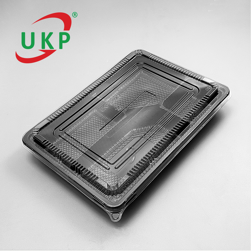 Hộp nhựa đế đen UKP-HT25 đựng thực phẩm (4 ngăn)